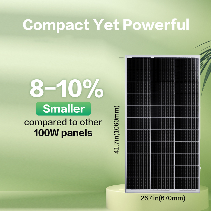 170w 200w panel solar 12v mono fuera de la red cargador de batería para RV barco campamento de caravana