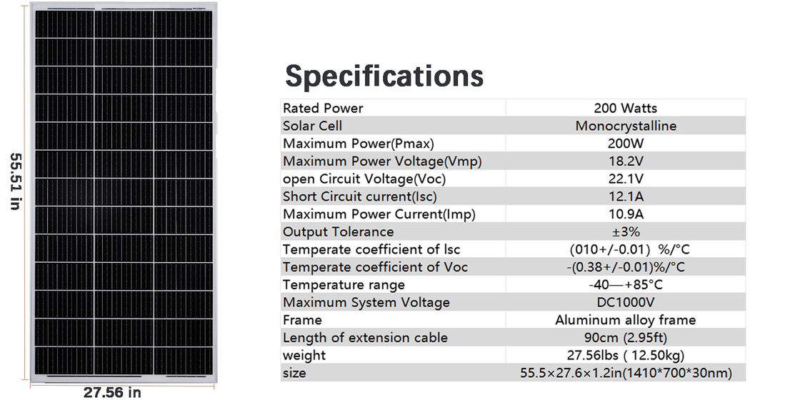 200w 400w 800w Kit de paneles solares 12v con soportes de montaje RV Caravana Camper Van