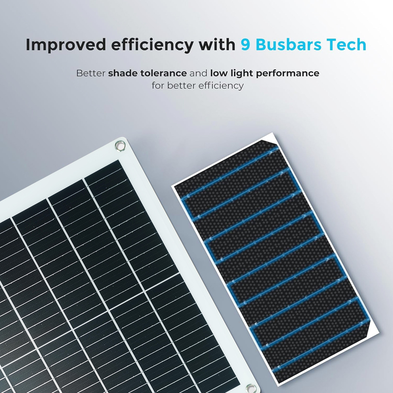 120w Panel solar flexible 12v Mono batería para Rv Barco Caravana marina Campervan