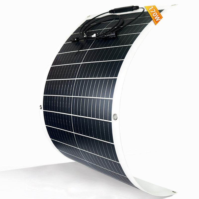 170w 200w panel solar flexible 12v para caravana RV barco camper Van Marine Shed Uk